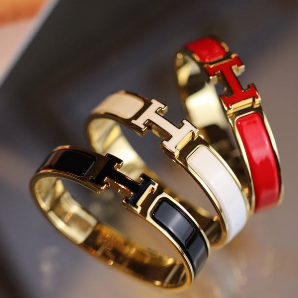 ˇFashion StreetˇH BRACELET 12MM GOLD
