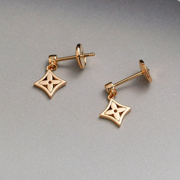 ˇFashion StreetˇSTAR EARRINGS GOLD