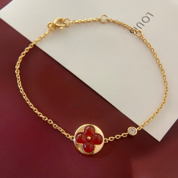 ˇFashion StreetˇSUN PEDANT CARNELIAN BRACELET