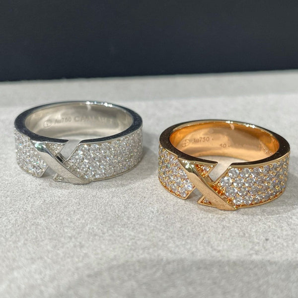 ˇFashion StreetˇLIENS EVIDENCE DIAMOND PAVED RING