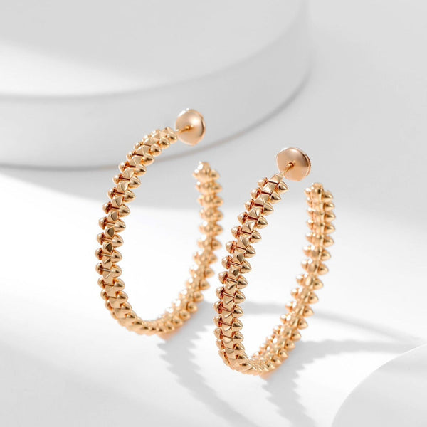 ˇFashion StreetˇCLASH HOOP EARRINGS