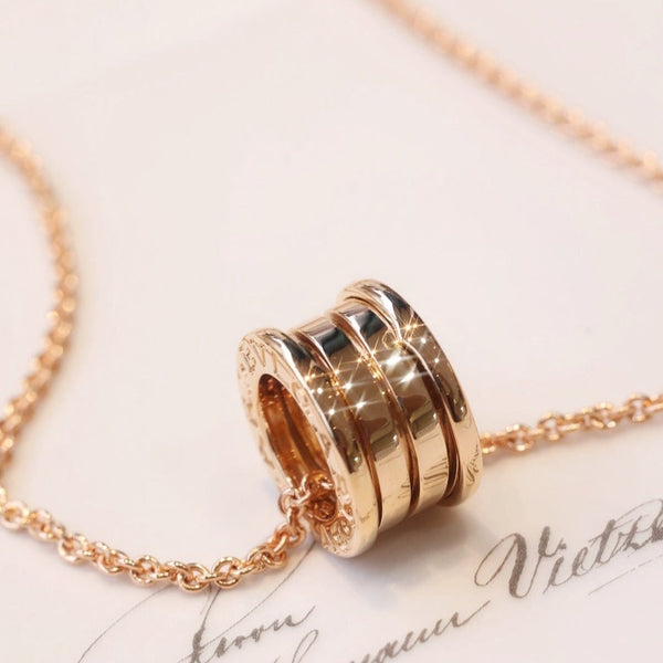 ˇFashion StreetˇZERO 1 PINK GOLD NECKLACE