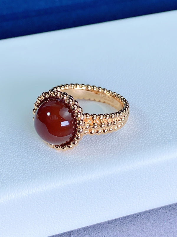 ˇFashion StreetˇPERLEE COULEURS ROSE GOLD RING