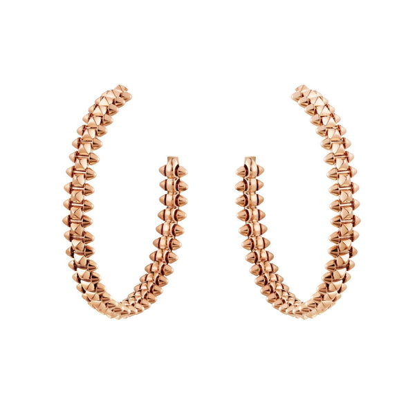 ˇFashion StreetˇCLASH LARGE HOOP EARRINGS