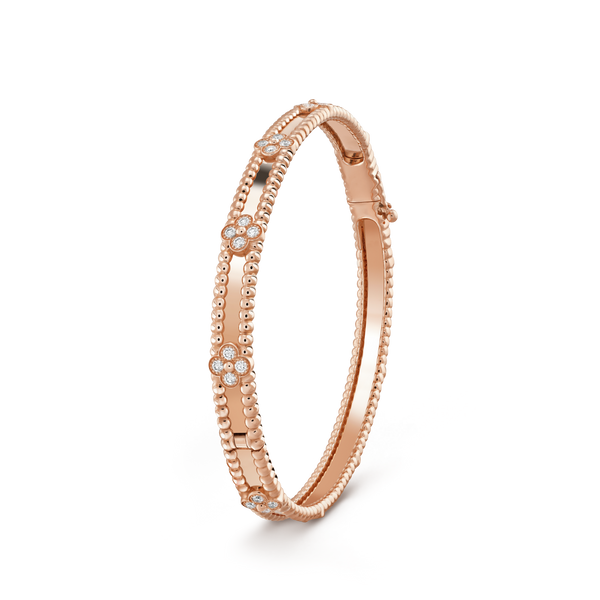 ˇFashion StreetˇCLOVER BRACELET 4MM DIAMONDS