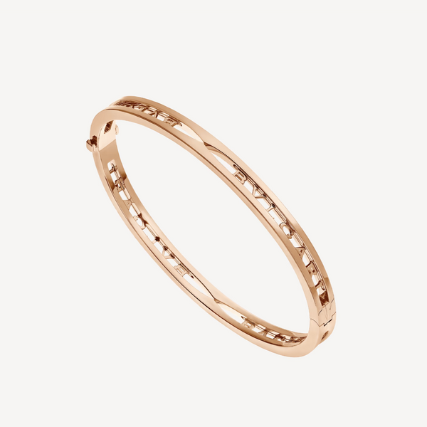 ˇFashion StreetˇZERO 1 SPIRAL LOGO PINK GOLD BRACELET