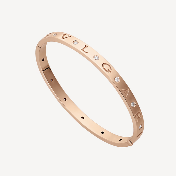 ˇFashion StreetˇZERO 1 PINK GOLD 12 DIAMONDS BRACELET