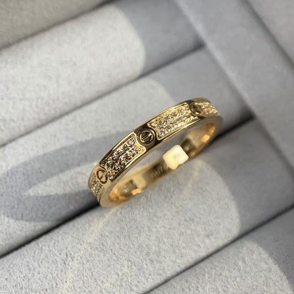 ˇFashion StreetˇLOVE RING 2.65MM DIAMOND