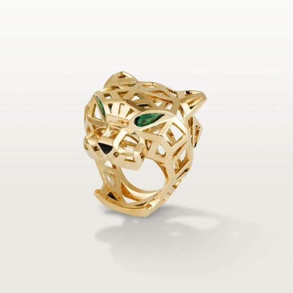 ˇFashion StreetˇHOLLOW LEOPARD HEAD RING
