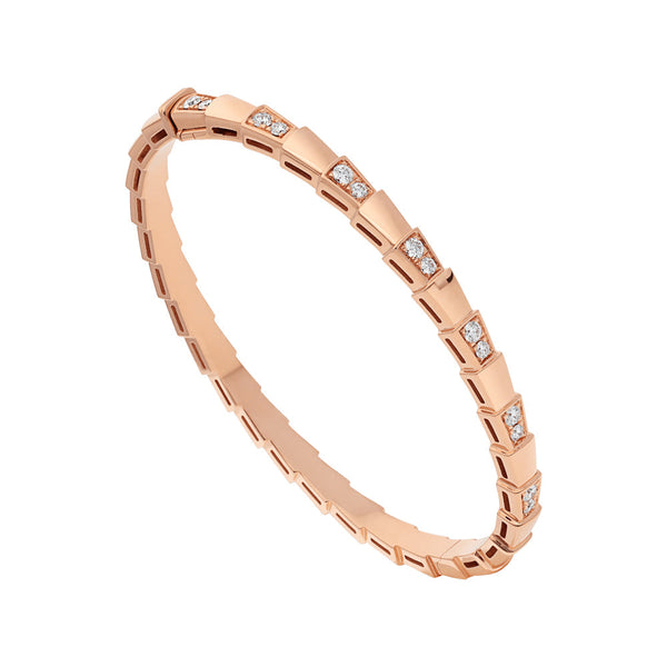 ˇFashion StreetˇSERPENTI SMALL BRACELET PINK GOLD DIAMOND