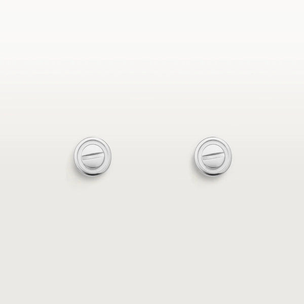 ˇFashion StreetˇLOVE EARRINGS SILVER 10MM