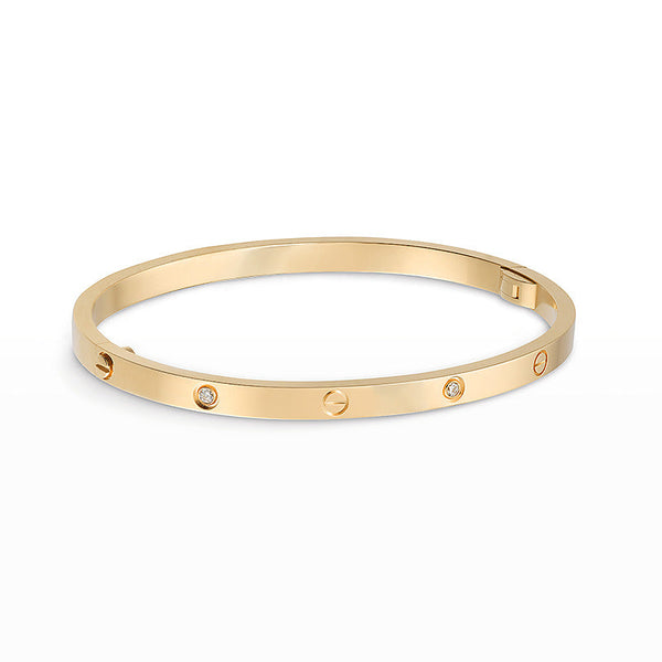 ˇFashion StreetˇLOVE BRACELET 3.65MM 6 DIAMONDS