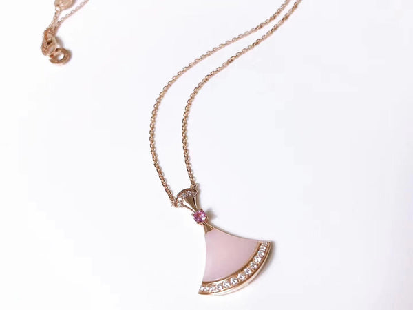 ˇFashion StreetˇDREAM NECKLACE PINK MOP DIAMOND