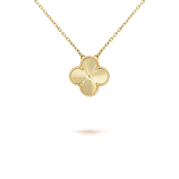ˇFashion StreetˇCLOVER 15MM LASER NECKLACE