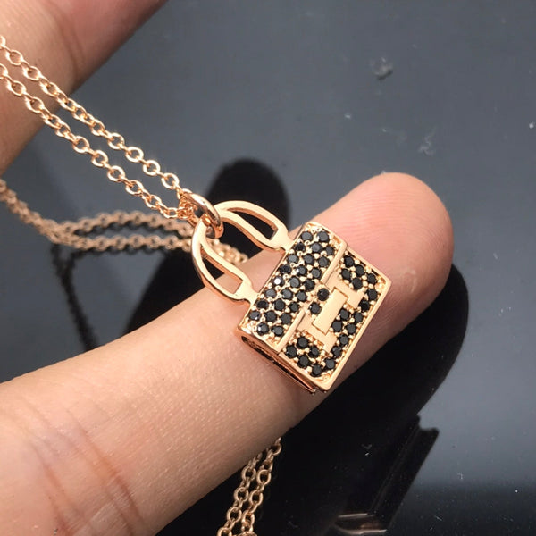 ˇFashion StreetˇHM NECKLACE ARRIVAL BLACK DIAMOND