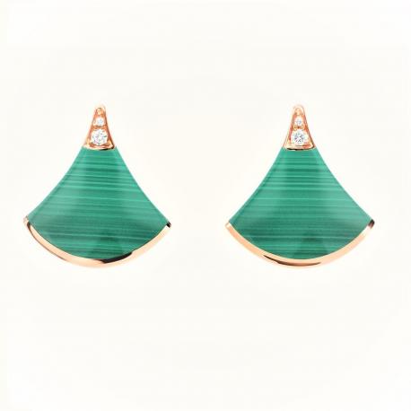 ˇFashion StreetˇDIVAS DREAM EARRINGS PINK GOLD