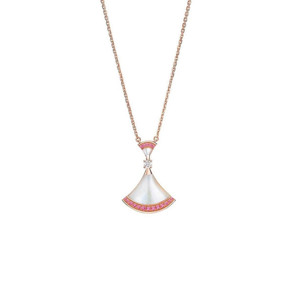 ˇFashion StreetˇDREAM NECKLACE MOP PINK DIAMOND