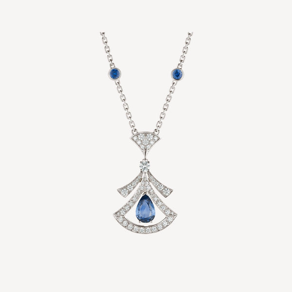 ˇFashion StreetˇDREAM NECKLACE AGATE DIAMOND SILVER