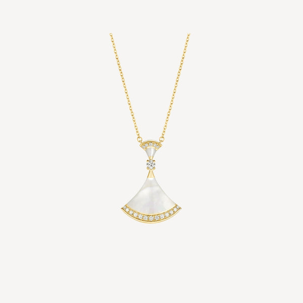ˇFashion StreetˇDREAM NECKLACE MOP GOLD DIAMOND