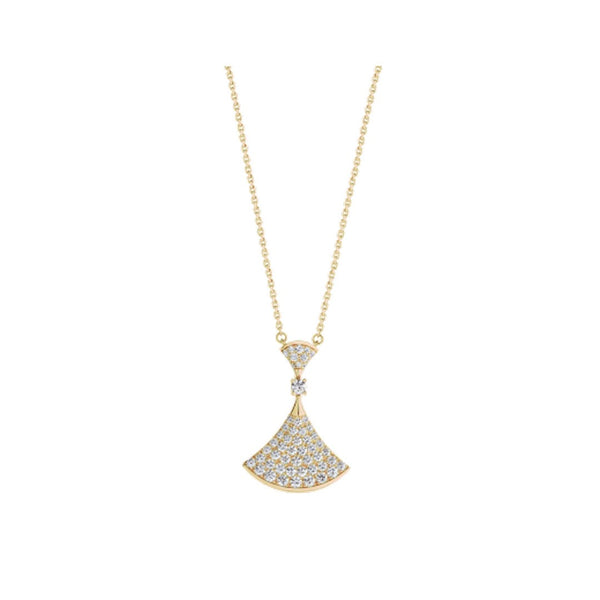 ˇFashion StreetˇDREAM NECKLACE GOLD FULL DIAMOND