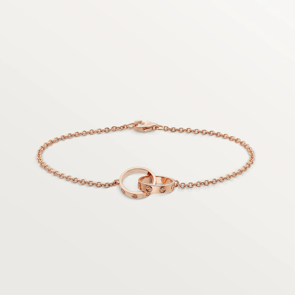 ˇFashion StreetˇLOVE BRACELET DOUBLE RING