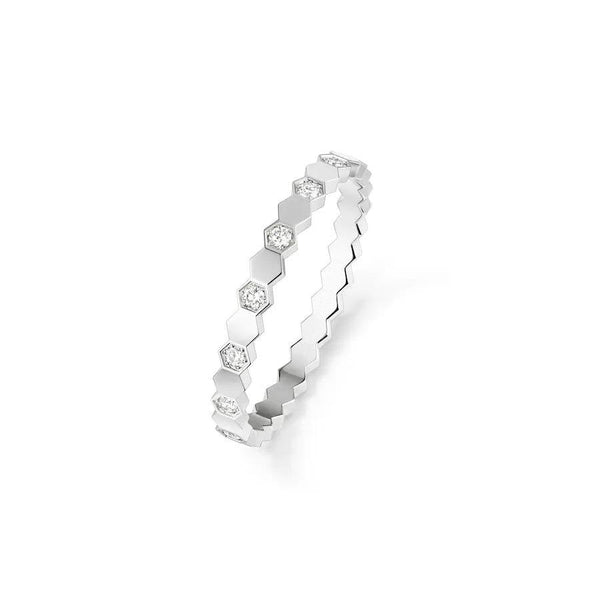 ˇFashion StreetˇBEE LOVE RING SILVER DIAMOND