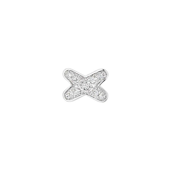 ˇFashion StreetˇJEUX DE SILVER DIAMOND EARRINGS
