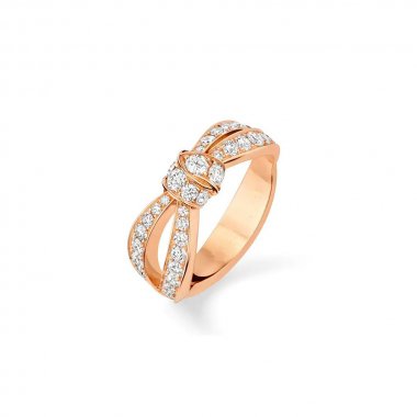 ˇFashion StreetˇLIENS ROSE GOLD DIAMOND RING