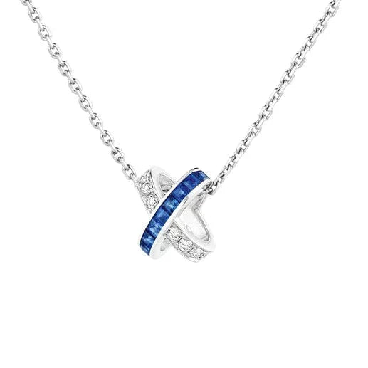 ˇFashion StreetˇLIENS DIAMOND SILVER NECKLACE