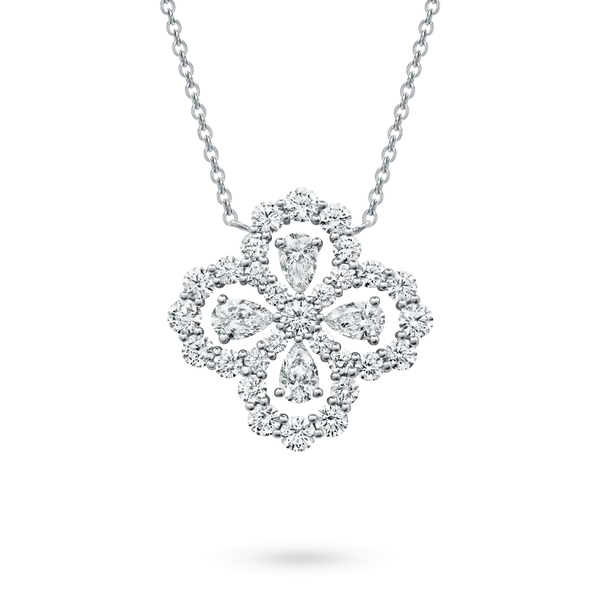 ˇFashion StreetˇLOOP NECKLACE FULL MOTIF DIAMOND 16MM MULTIPLE COLORS