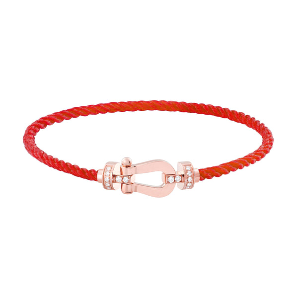 ˇFashion StreetˇFORCE 10 HALF DIAMOND PINK GOLD RED CORDERI LARGE AND MEDIUM MODEL