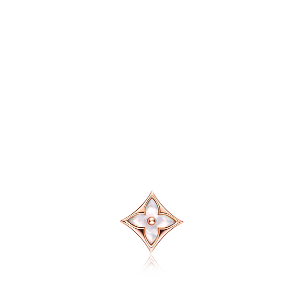ˇFashion StreetˇSTAR MOP PINK GOLD EARRINGS