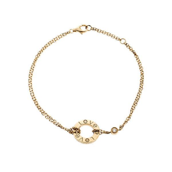 ˇFashion StreetˇLOVE BRACELET 2 DIAMOND