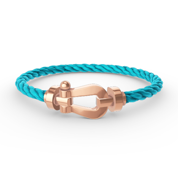 ˇFashion StreetˇFORCE LARGE HORSESHOE NO DIAMOND BRACELET ROSE GOLD
