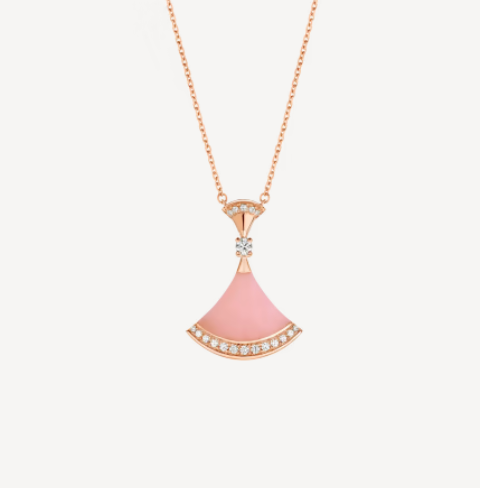 ˇFashion StreetˇDREAM NECKLACE PINK OPAL